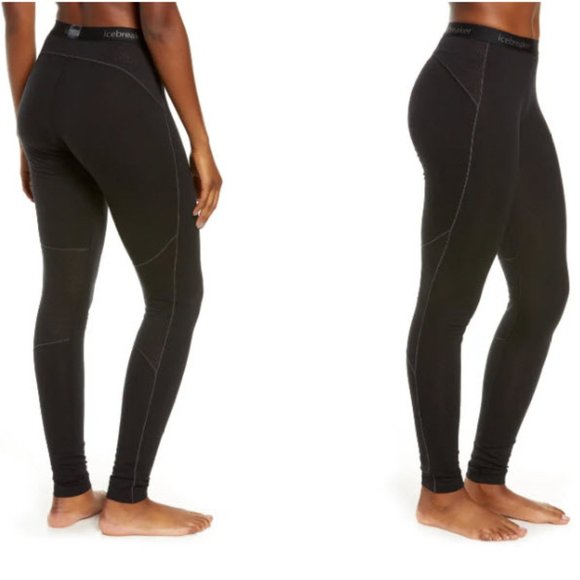 Icebreaker Pants - Icebreaker Women's 150 Zone Merino Wool Blend Leggings Sz S